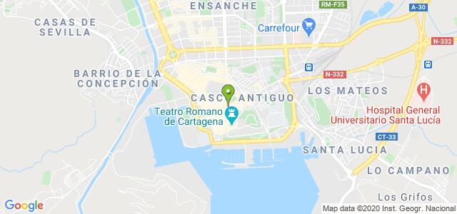 mapa de agencia tributaria de cartagena