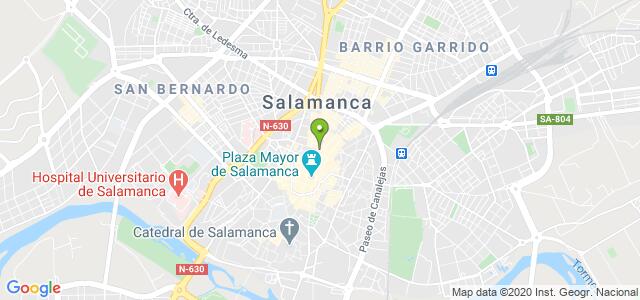 mapa de agencia tributaria de salamanca