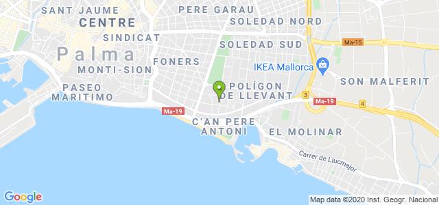 mapa de dep regional de recaudacion de illes balears