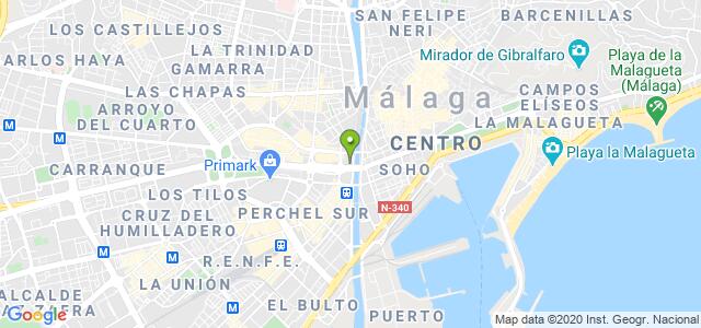 mapa de agencia tributaria de malaga