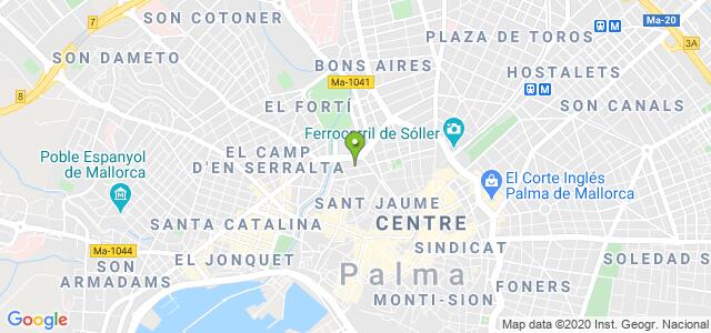 mapa de dep regional de illes balears