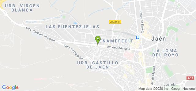 mapa de agencia tributaria de jaen