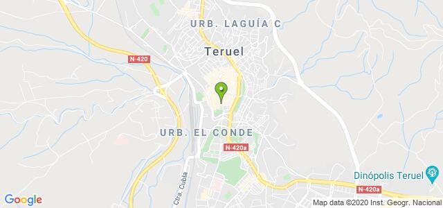 mapa de agencia tributaria de teruel