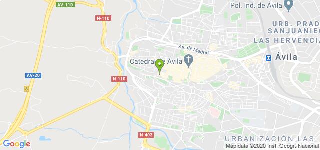 mapa de agencia tributaria de avila