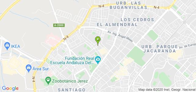 mapa de agencia tributaria de jerez de la frontera