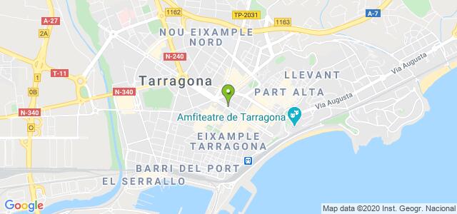 mapa de agencia tributaria de tarragona