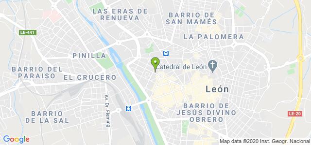 mapa de agencia tributaria de leon