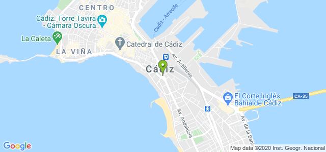 mapa de agencia tributaria de cadiz