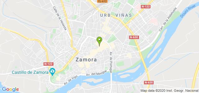 mapa de agencia tributaria de zamora