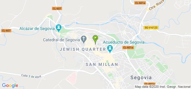 mapa de agencia tributaria de segovia