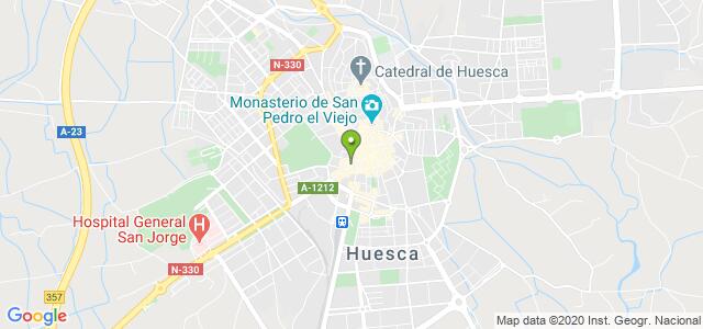 mapa de agencia tributaria de huesca