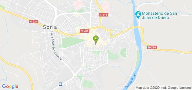 mapa de agencia tributaria de soria