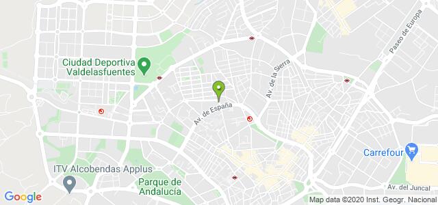 mapa de agencia tributaria de alcobendas