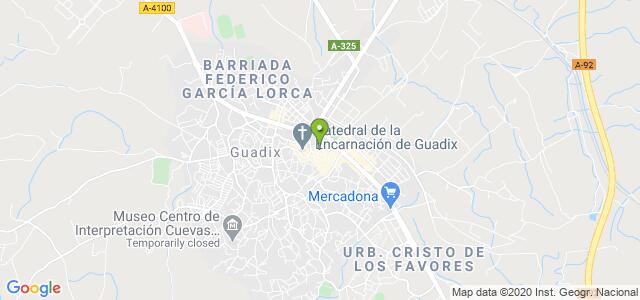 mapa de agencia tributaria de guadix