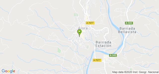 mapa de agencia tributaria de alora