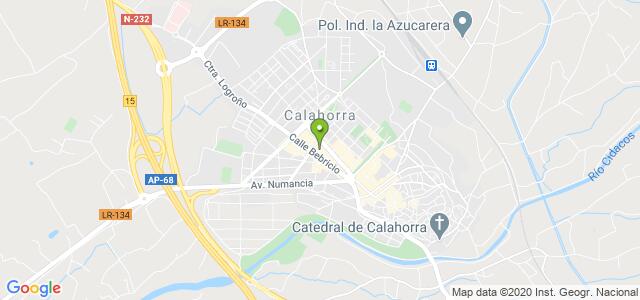mapa de agencia tributaria de calahorra