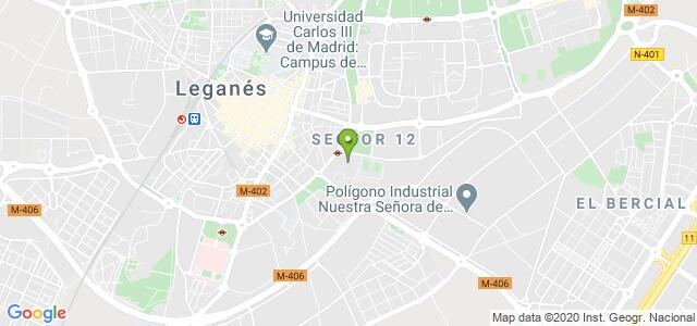 mapa de agencia tributaria de leganes