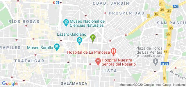 mapa de agencia tributaria de maria de molina