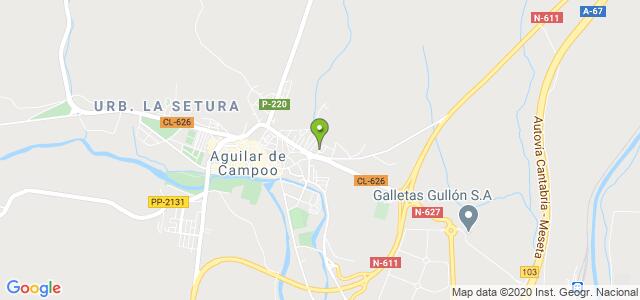 mapa de agencia tributaria de aguilar de campoo