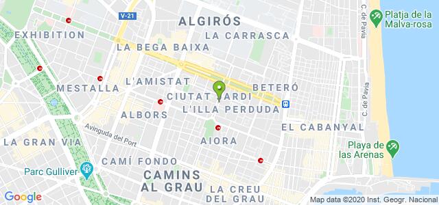 mapa de agencia tributaria de blasco ibanez