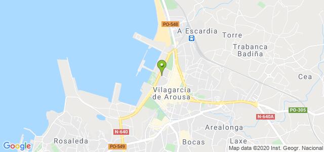 mapa de agencia tributaria de vilagarcia de arousa