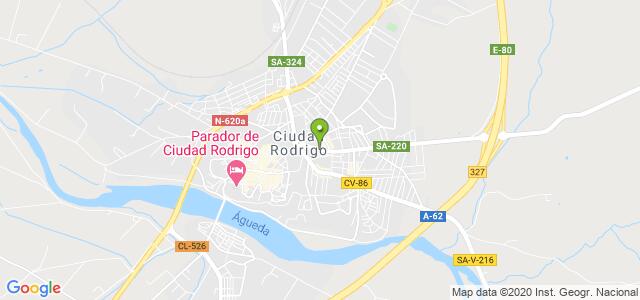 mapa de agencia tributaria de ciudad rodrigo