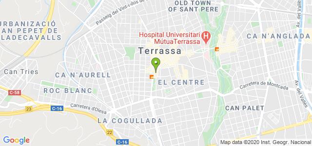 mapa de agencia tributaria de terrassa