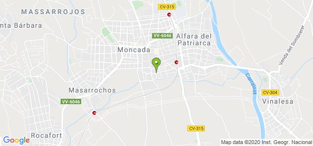 mapa de agencia tributaria de moncada