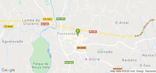 mapa de agencia tributaria de ponteareas