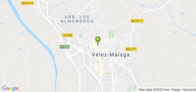mapa de agencia tributaria de velez malaga