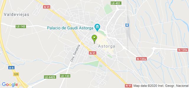 mapa de agencia tributaria de astorga