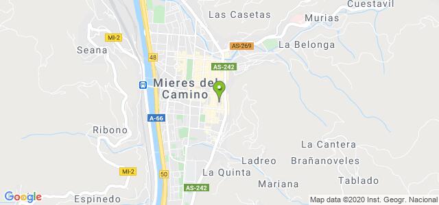 mapa de agencia tributaria de mieres