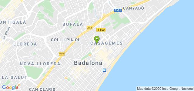 mapa de agencia tributaria de badalona