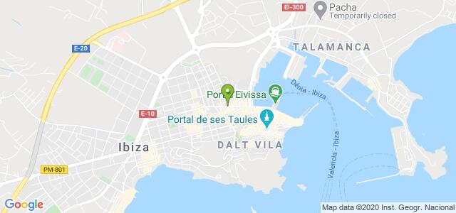 mapa de agencia tributaria de eivissa formentera