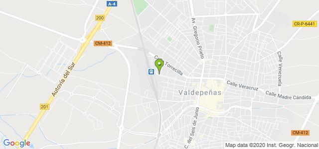 mapa de agencia tributaria de valdepenas