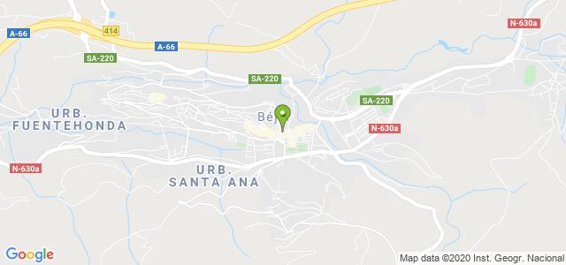 mapa de agencia tributaria de bejar