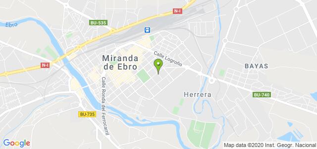 mapa de agencia tributaria de miranda de ebro