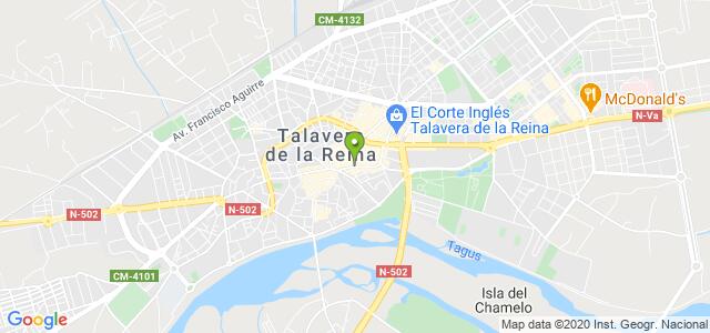 mapa de agencia tributaria de talavera de la reina