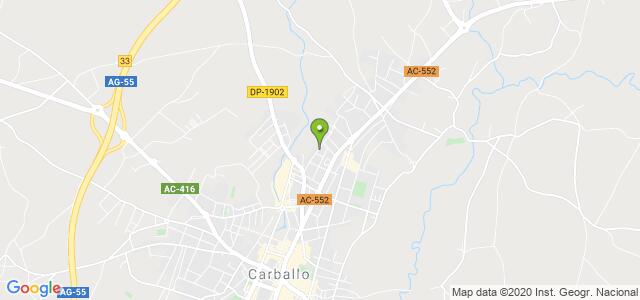 mapa de agencia tributaria de carballo