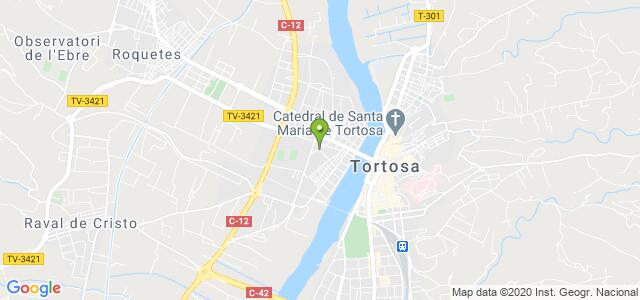 mapa de agencia tributaria de tortosa