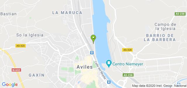 mapa de agencia tributaria de aviles