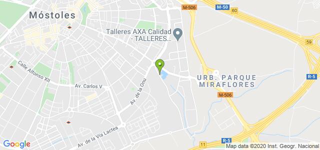 mapa de agencia tributaria de mostoles