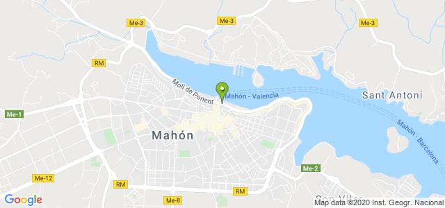 mapa de agencia tributaria de menorca