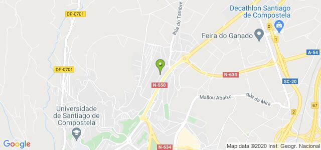 mapa de agencia tributaria de santiago de compostela