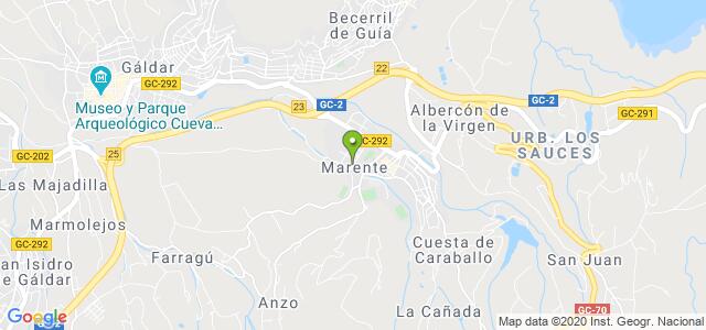 mapa de agencia tributaria de santa maria de guia