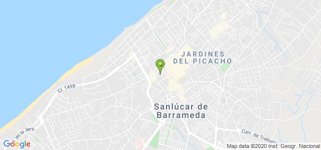 mapa de agencia tributaria de sanlucar de barrameda
