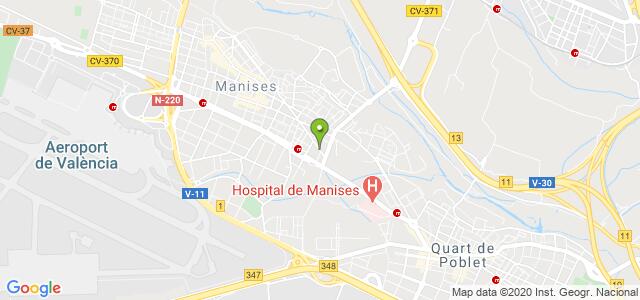 mapa de agencia tributaria de manises