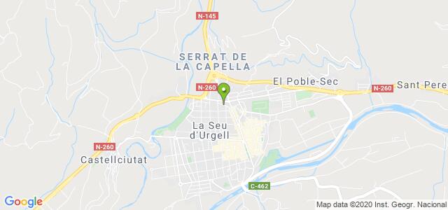 mapa de agencia tributaria de la seu durgell