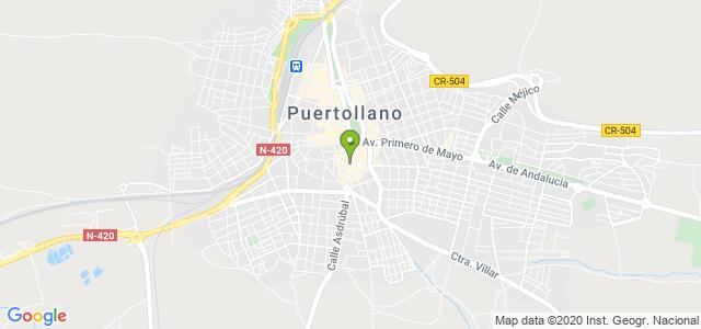 mapa de agencia tributaria de puertollano