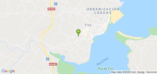 mapa de agencia tributaria de foz